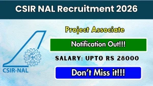 CSIR NAL Project Associate Recruitment 2026 - Walkin