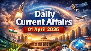 Daily Current Affairs 01 April 2026