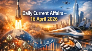 Daily Current Affairs – 16 April 2026