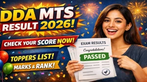 DDA MTS Result 2026 OUT (Direct Link) - Download Scorecard @ dda.gov.in