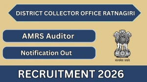 District Collector Office Ratnagiri AMRS Accountant Recruitment 2026 - Apply Offline