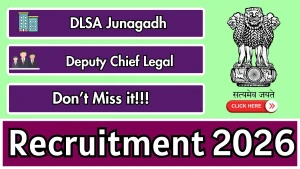 DLSA Junagadh Deputy Chief Legal Recruitment 2026 - Apply Offline