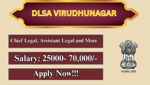 DLSA Virudhunagar Recruitment 2026 - Apply Offline for Chief Legal, Assistant Legal and More Posts