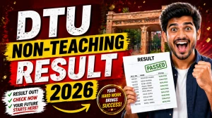 DTU Non-Teaching Result 2026 OUT (Direct Link) - Download Scorecard @ dtu.ac.in DTU Non-Teaching Result 2026 OUT (Direct Link) - Download Scorecard @ dtu.ac.in