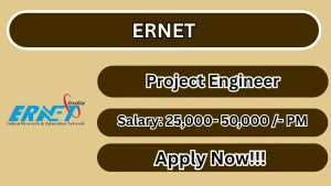 ERNET Recruitment 2026 - Apply Online for Project Engineer Posts ERNET Recruitment 2026 - Apply Online for Project Engineer Posts