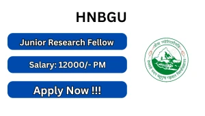 HNBGU Junior Research Fellow Recruitment 2026 - Apply Online