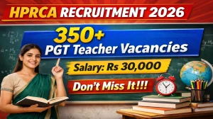 HPRCA PGT Teacher Recruitment 2026 - Apply Online for 390 Posts
