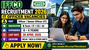 IFFCO Officer / Senior Officer Recruitment 2026 - Apply Online