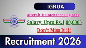 IGRUA Aircraft Maintenance Engineer Recruitment 2026 - Apply Online