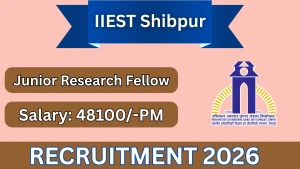 IIEST Shibpur Junior Research Fellow Recruitment 2026 - Apply Online