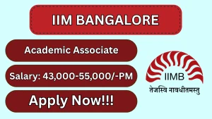 IIM Bangalore Academic Associate Recruitment 2026 - Apply Online