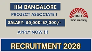IIM Bangalore Project Associate I Recruitment 2026 - Apply Online