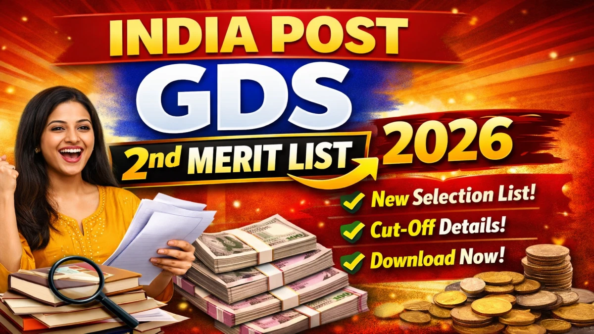 India Post GDS 2nd Merit List 2026: Check Result @ indiapost.gov.in