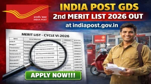 India Post GDS 2nd Merit List 2026 Out at indiapost.gov.in - Download State Wise Merit List PDF Here