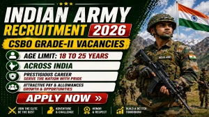 Indian Army CSBO Recruitment 2026 Notification Out - Apply Online for 190 Civilian Switch Board Operator Posts Indian Army CSBO Recruitment 2026 Notification Out - Apply Online for 190 Civilian Switch Board Operator Posts
