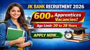 JK Bank Apprentices Recruitment 2026 Notification Out - Apply Online for 614 Posts