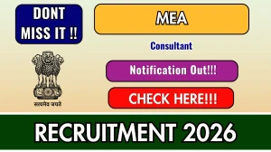 MEA Consultant Recruitment 2026 - Apply Offline
