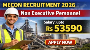 MECON Non Executive Recruitment 2026 - Apply Online for 24 Accountant and Assistant Posts