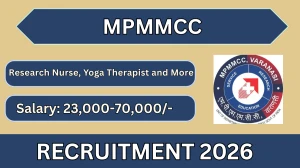 MPMMCC Recruitment 2026 - Walkin for Research Nurse, Yoga Therapist and More Posts