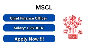 MSCL Chief Finance Officer Recruitment 2026 - Apply Online MSCL Chief Finance Officer Recruitment 2026 - Apply Online
