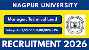 Nagpur University Recruitment 2026 - Apply Online for Manager and Technical Lead Posts