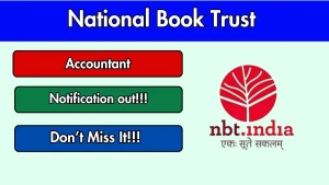 National Book Trust Accountant Recruitment 2026 - Apply Offline