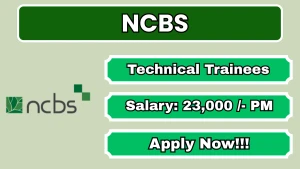 NCBS Technical Trainees Recruitment 2026 - Apply Online