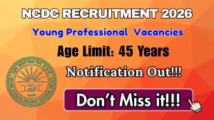 NCDC Young Professional Recruitment 2026 - Apply Online for 05 Posts