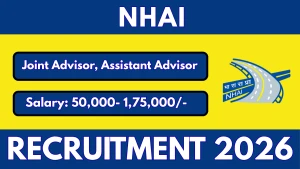 NHAI Recruitment 2026 - Apply Online for Joint Advisor and Assistant Advisor Posts