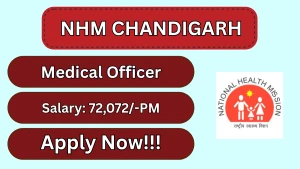NHM Chandigarh Medical Officer Recruitment 2026 - Walkin
