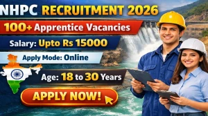 NHPC Apprentice Recruitment 2026 for 182 Vacancies - Graduate, Diploma & ITI Candidates Apply Online