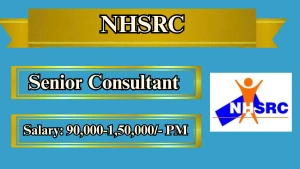 NHSRC Senior Consultant Recruitment 2026 - Apply Online