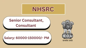 NHSRC Recruitment 2026 - Apply Online for Senior Consultant, Consultant Posts