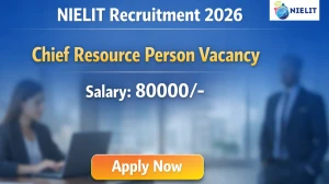 NIELIT Chief Resource Person Recruitment 2026 - Apply Offline