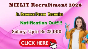 NIELIT Ropar Junior Resource Person Recruitment 2026 – Walk in for 23 Posts