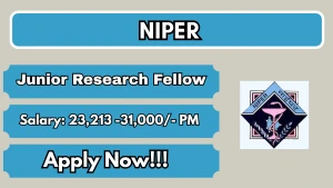 NIPER Ahmedabad Junior Research Fellow Recruitment 2026 - Apply Online