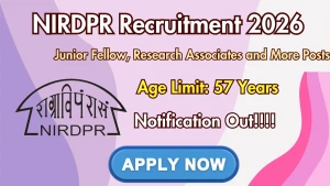 NIRDPR Recruitment 2026 - Apply Online for 14 Junior Fellow, Research Associates and More Posts