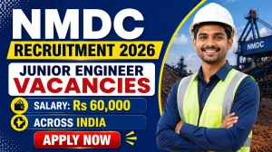 NMDC JE Recruitment 2026 Notification Out - Apply Online for 59 Junior Engineer Posts