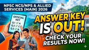 NPSC Answer Key 2026 Out For NCS, NPS & Allied Services (Main) – Download PDF, Response Sheet & Objection Link