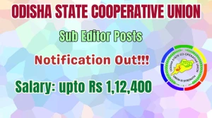 Odisha State Cooperative Union Sub Editor Recruitment 2026 - Apply Offline Odisha State Cooperative Union Sub Editor Recruitment 2026 - Apply Offline