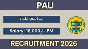 PAU Field Worker Recruitment 2026 - Apply Offline