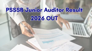 PSSSB Junior Auditor Result 2026 OUT (Direct Link) - Download Merit List @sssb.punjab.gov.in PSSSB Junior Auditor Result 2026 OUT (Direct Link) - Download Merit List @sssb.punjab.gov.in