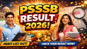 PSSSB Result 2026 OUT For Librarian, Assistant Director, Audit Officer and Other posts (Direct Link) - Download Scorecard @ sssb.punjab.gov.in