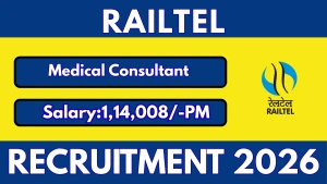 RailTel Medical Consultant Recruitment 2026 - Apply Offline RailTel Medical Consultant Recruitment 2026 - Apply Offline