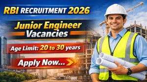 RBI JE Recruitment 2026 Notification Out for 11 Civil and Electrical Engineers Post - Apply Online by 6 May 2026
