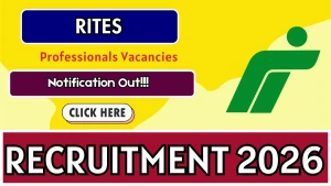 RITES Professionals Recruitment 2026 - Apply Online