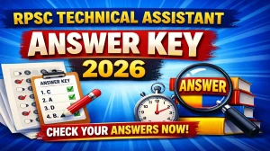 RPSC Technical Assistant Final Answer Key 2026 OUT - Download PDF, Response Sheet & Objection Link