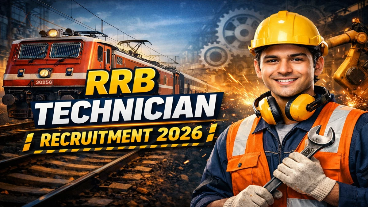 RRB Technician Recruitment 2026: Apply for 6,565 Posts