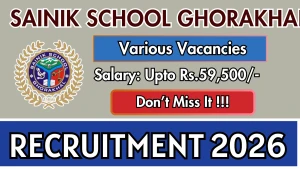 Sainik School Ghorakhal Recruitment 2026 - Apply Offline for PGT, TGT and Librarian Posts