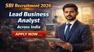 SBI SCO Recruitment 2026 - Apply Online for 08 Lead Business Analyst Posts